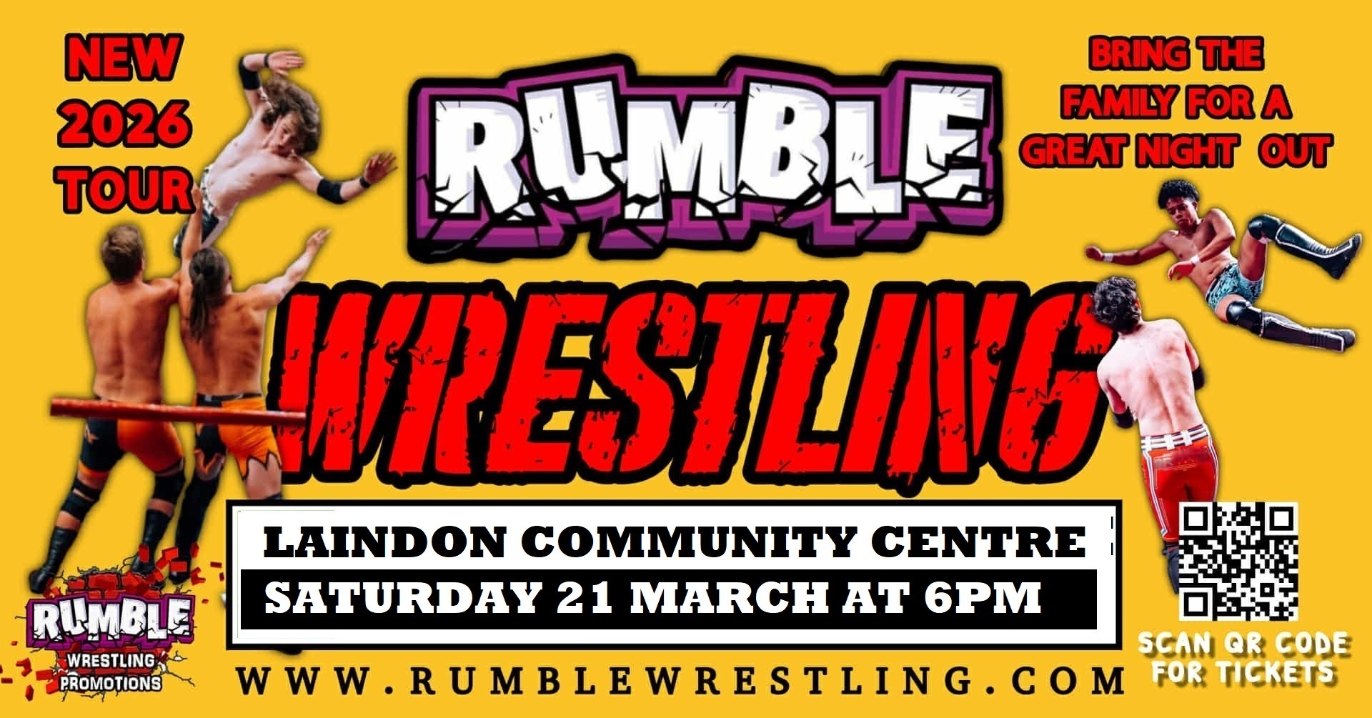 Rumble Wrestling comes to Laindon 2026